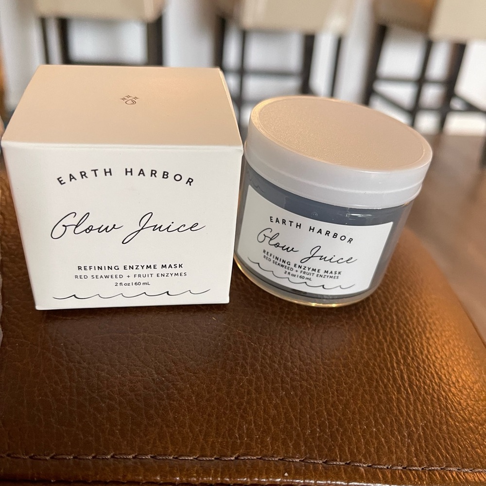 Earth Harbor GLOW JUICE Refining Enzyme Mask NEW